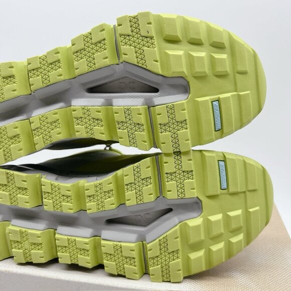 On Cloudtrax Waterproof Hiking Boot Sneaker Running Glacier/ Zest Womens US 8.5 - Picture 11 of 12